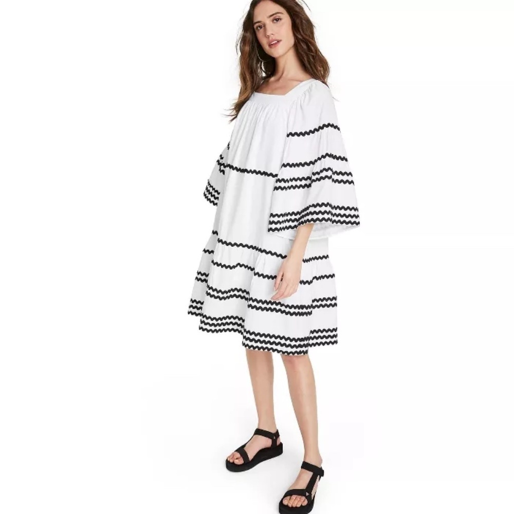 Adorable Ric Rac Flare Dress Lisa Marie Fernandez - Picture 2 of 9